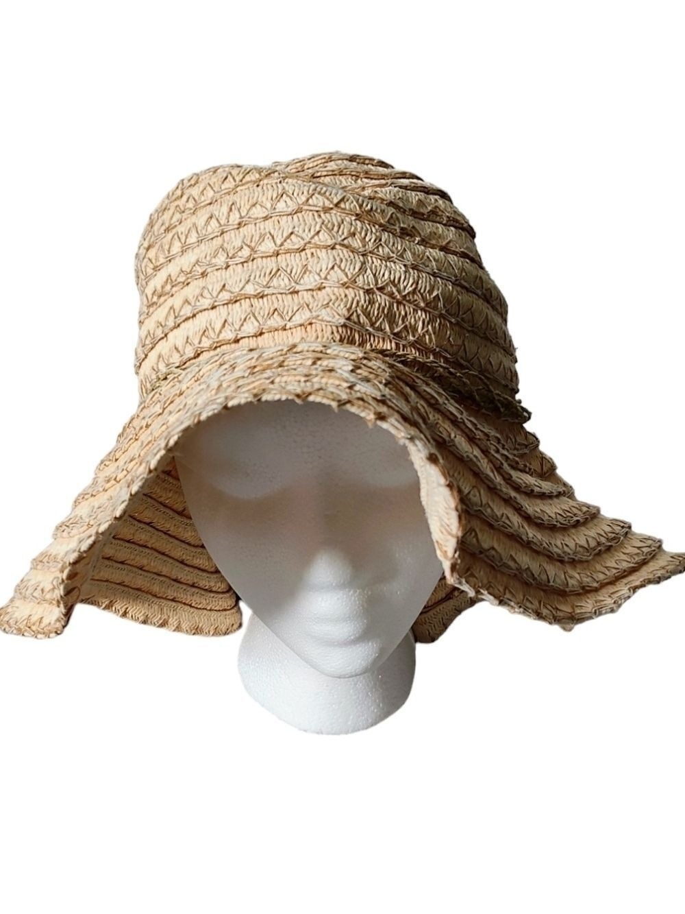 VINTAGE WOOLRICH Paper Floppy Wide Brim Sun Hat One Size